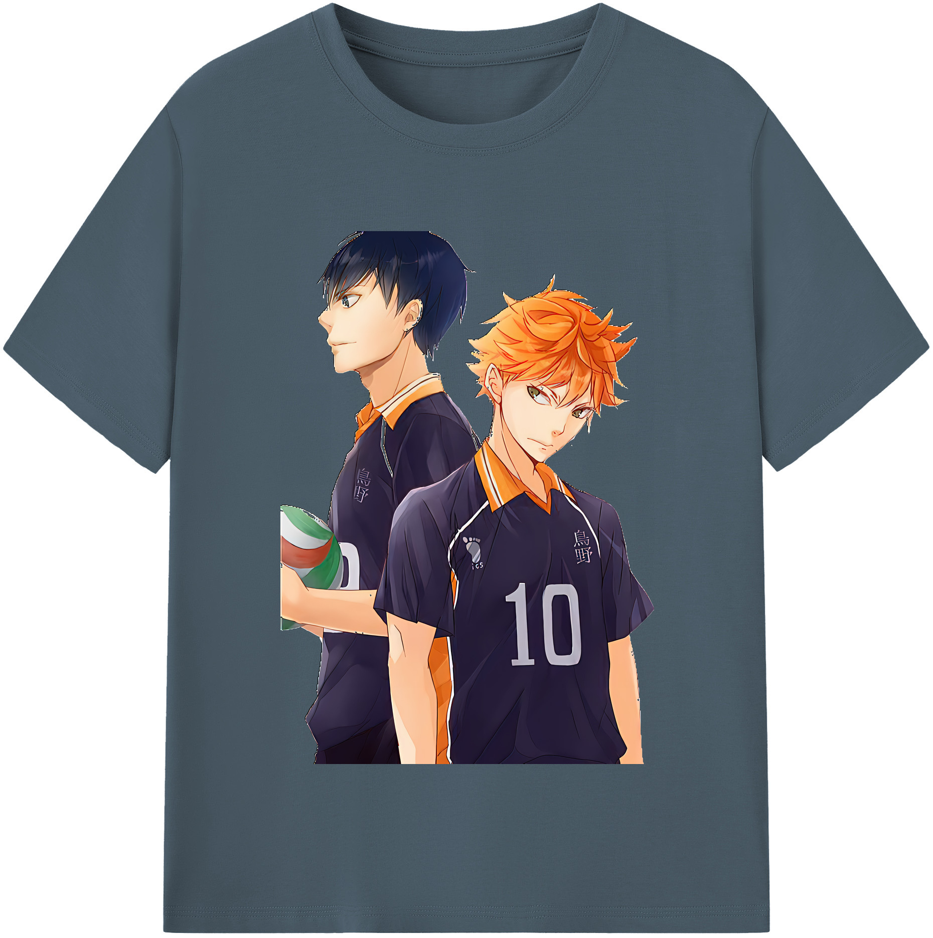 （画像用） ハイキュー!! Haikyu!! 綿100％半袖Tシャツ（フロントプリント）